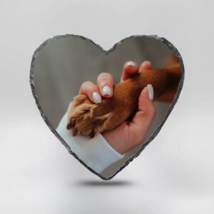 Gedenktegel hartje hond pootje