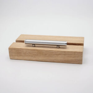 Houten houder gedenktegel ashouder