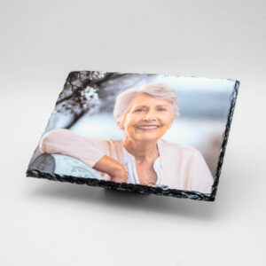 Gedenktegel 20x15 op natuursteen houder